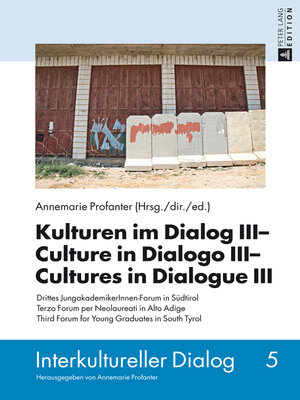 cover image of Kulturen im Dialog III – Culture in Dialogo III – Cultures in Dialogue III